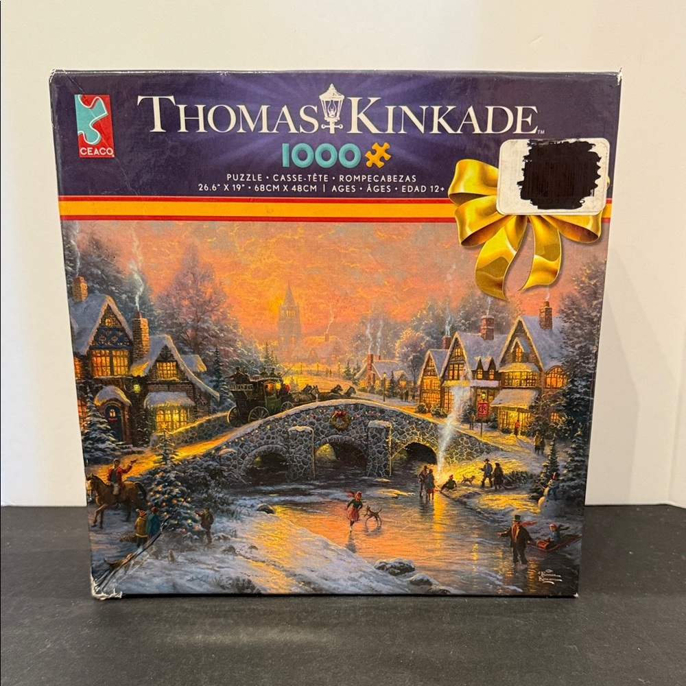 Thomas Kinkade Christmas puzzle Spirit of Christmas Ceaco SALE🔴3/$25!